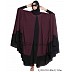 Two pieces designer Irani kaftan- Black-Wine Two pieces designer Irani kaftan- Black-Wine
